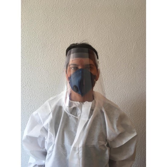 Máscara Facial Protetora Anti Respingos Face - Kit 5 Unidades