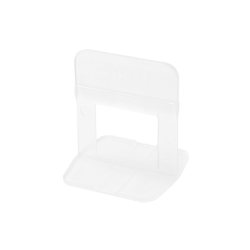 Espaçador Branco para Nivelamento de Piso e Revestimentos - Pacote 100 Peças 1.5mm