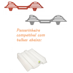 Passarinheira Premier Individual 5,5 m Lineares – Cinza